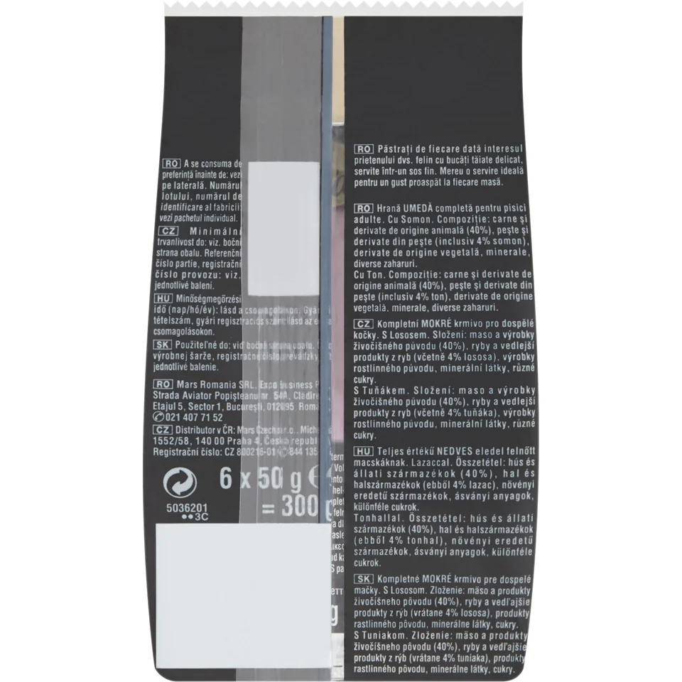 Sheba Minipouch Selectii De Somon/Ton 6 x 50 g