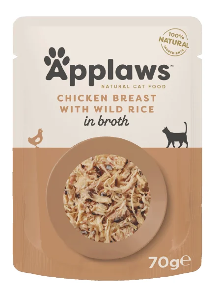 Applaws Cat Plic Piept Pui Cu Orez Salbatic 70 g