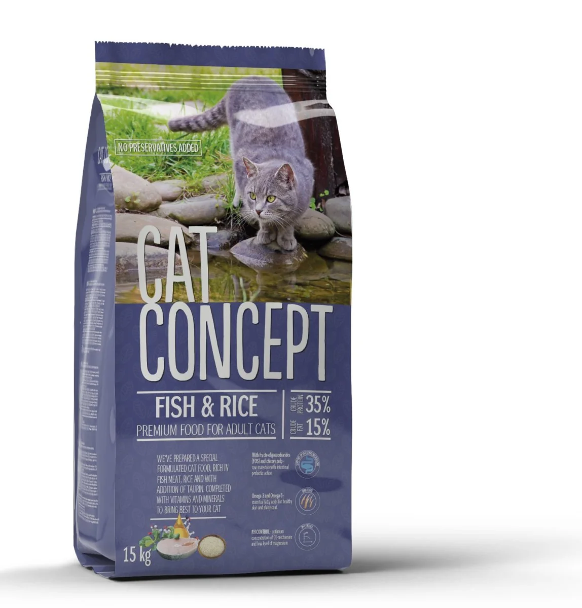 Cat Concept Dry Fish
