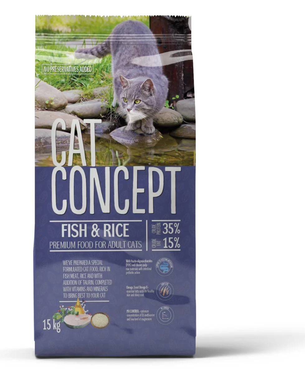Cat Concept Dry Fish