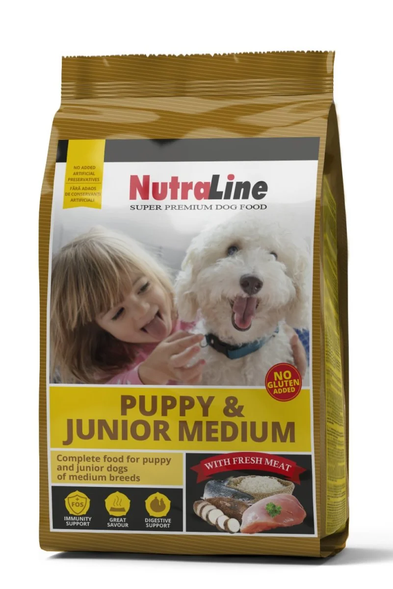 Nutraline Dog Puppy & Junior Medium 3 Kg K