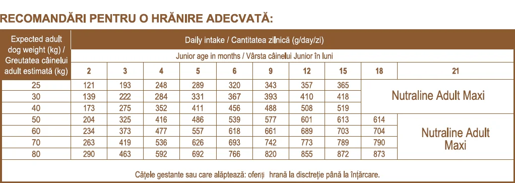 Nutraline Dog Puppy & Junior Maxi 3 Kg