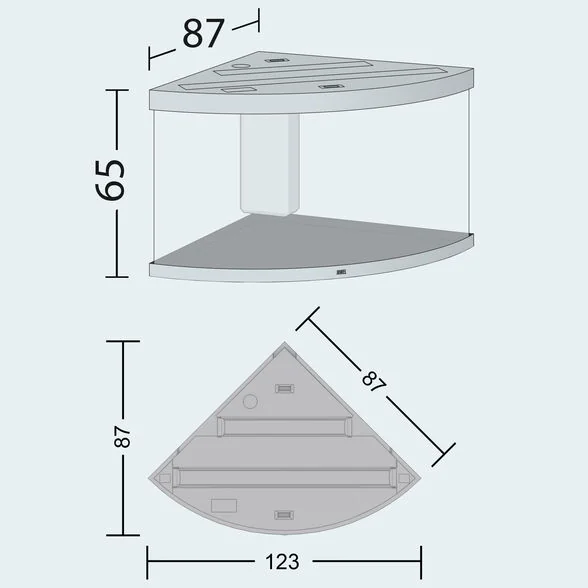 Juwel Masa Trigon 350 Natur SBX