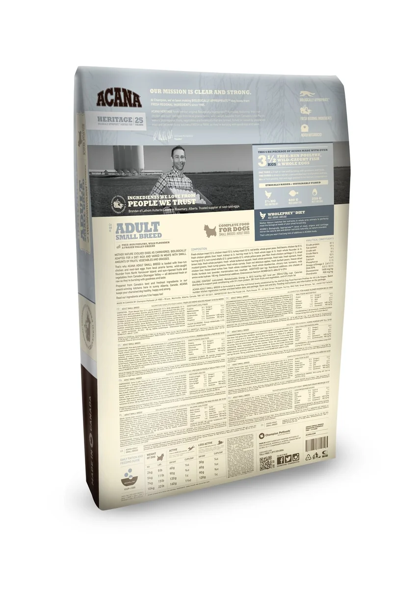 Acana Dog Heritage Adult Mini Pui 2 kg