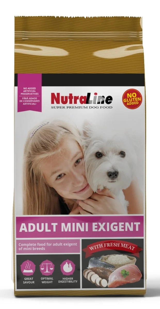 Nutraline Dog Adult Mini Exigent 8 kg K