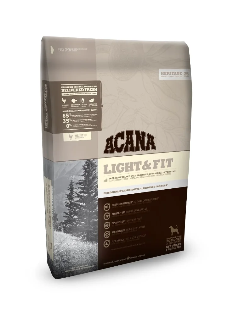 Acana Dog Hertitage Light & Fit Pasare 11.4 kg