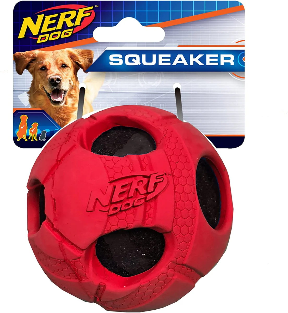 Nerf Minge Tenis Rosu/Albastru XS