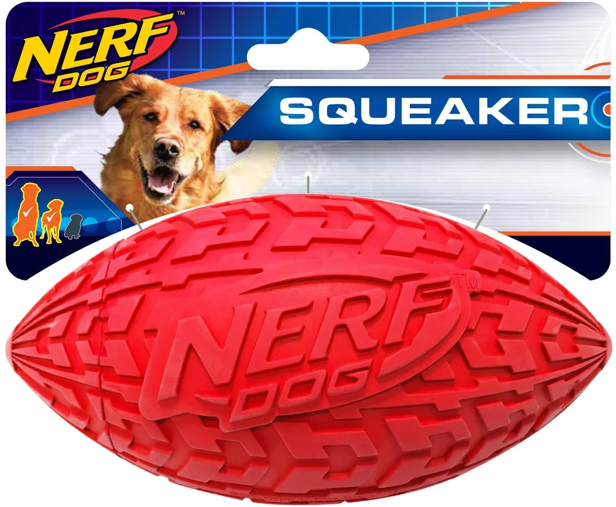 Nerf Minge Football Squeak Rosu/Verde