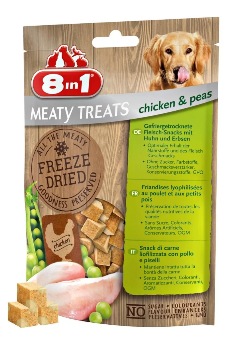 8in1 Recompense Meaty Pui/ Mazare 50g