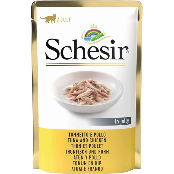 Schesir Cat Plic Ton/Pui in Jelly 85 G