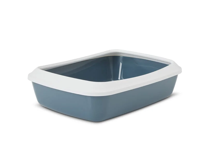 Savic Litiera+Rama Iriz 50 cm Alb/Albastru