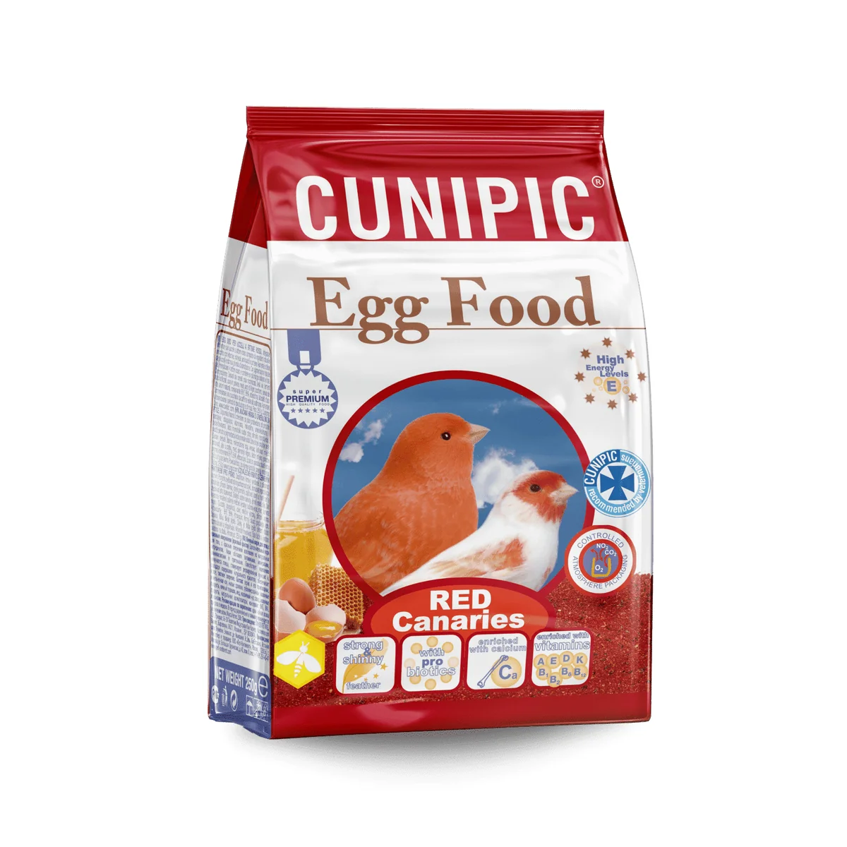 Cunipic Pate Ou Canari Rosii 250 g