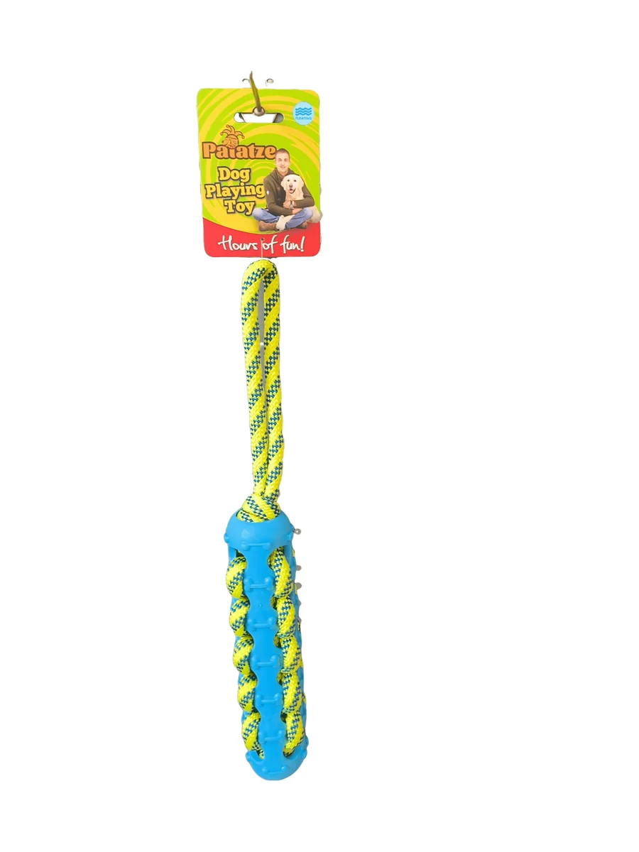 Paiatze Dog Floating Floating Rope + TPR Sticker 40 cm