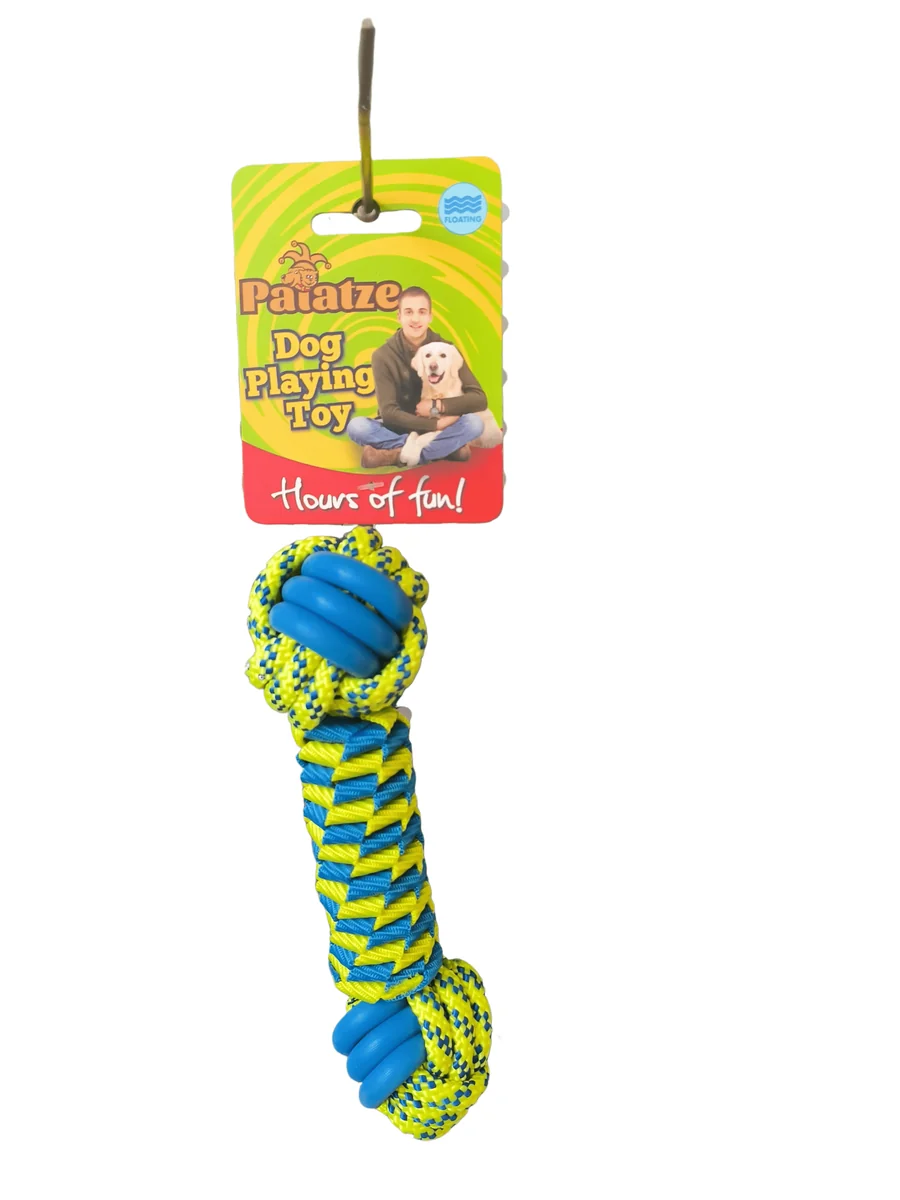 Paiatze Dog Floating Floating Rope Dumbell 25 Cm
