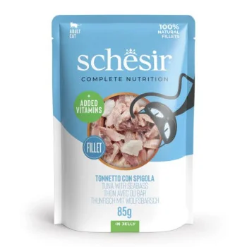 Schesir Cat Plic Ton/Somon in Jelly 85 G