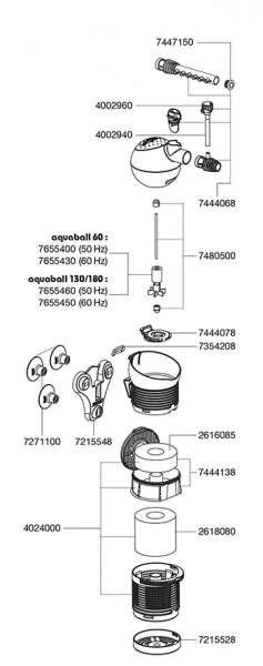 Eheim Filtru Intern Aquaball 180