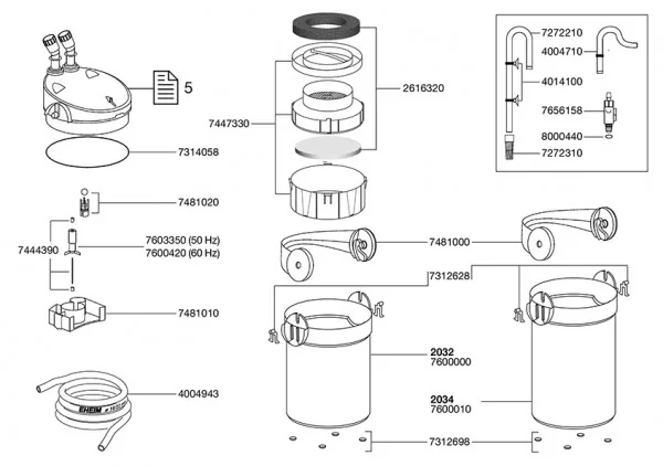 Eheim Filtru Extern Ecco Pro 200